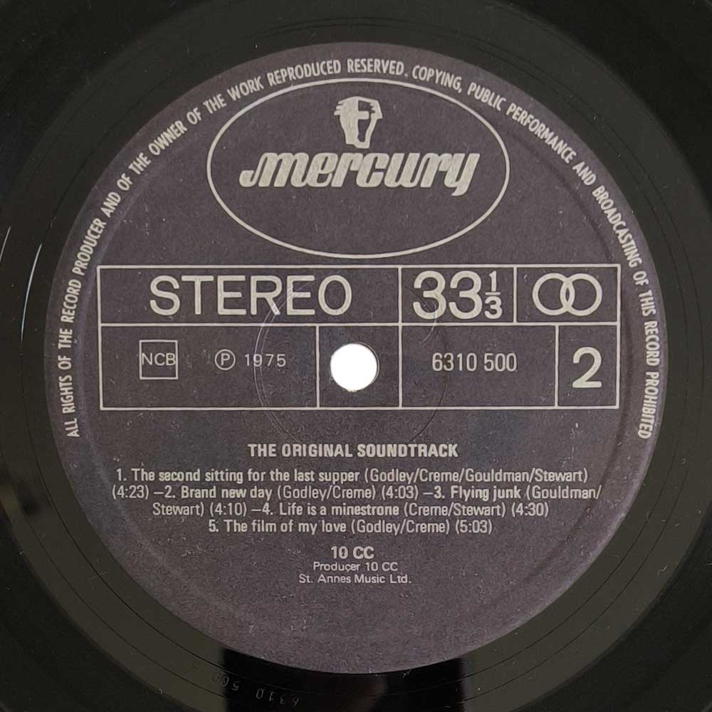 10cc - The Original Soundtrack (LP)