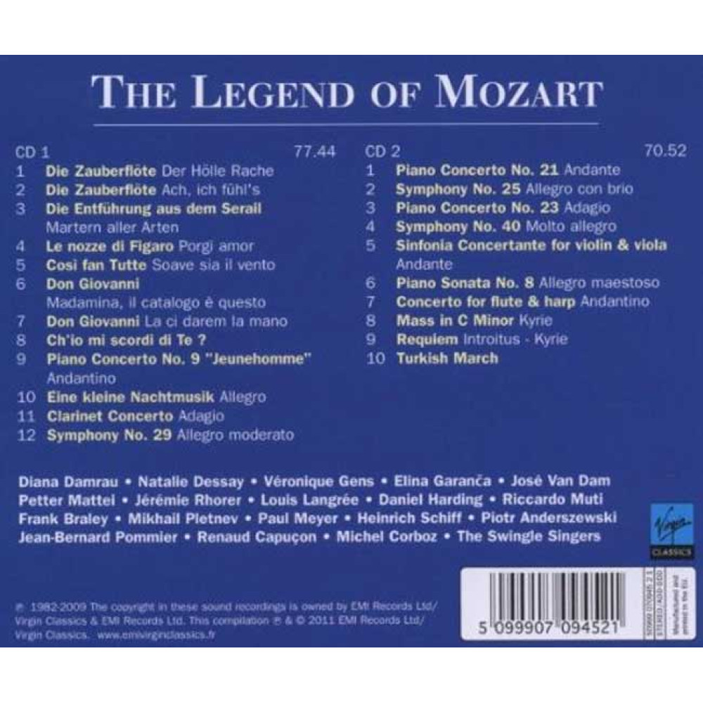 Various Artists - The Legend of Mozart (2 CD)