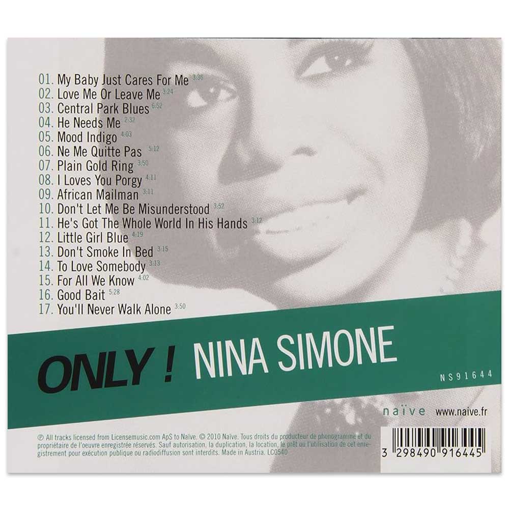 Nina Simone – Only ! Nina Simone (CD)