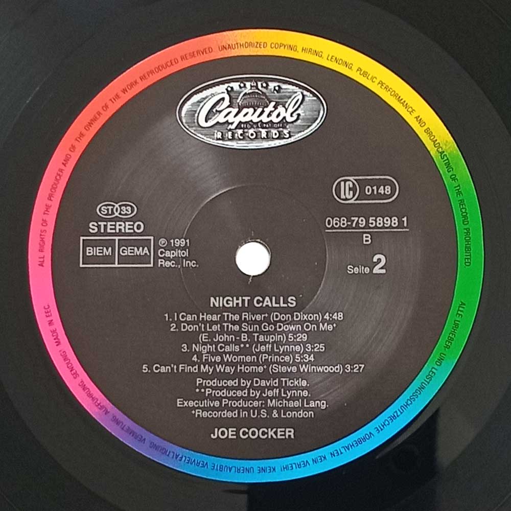 Joe Cocker – Night Calls (LP)