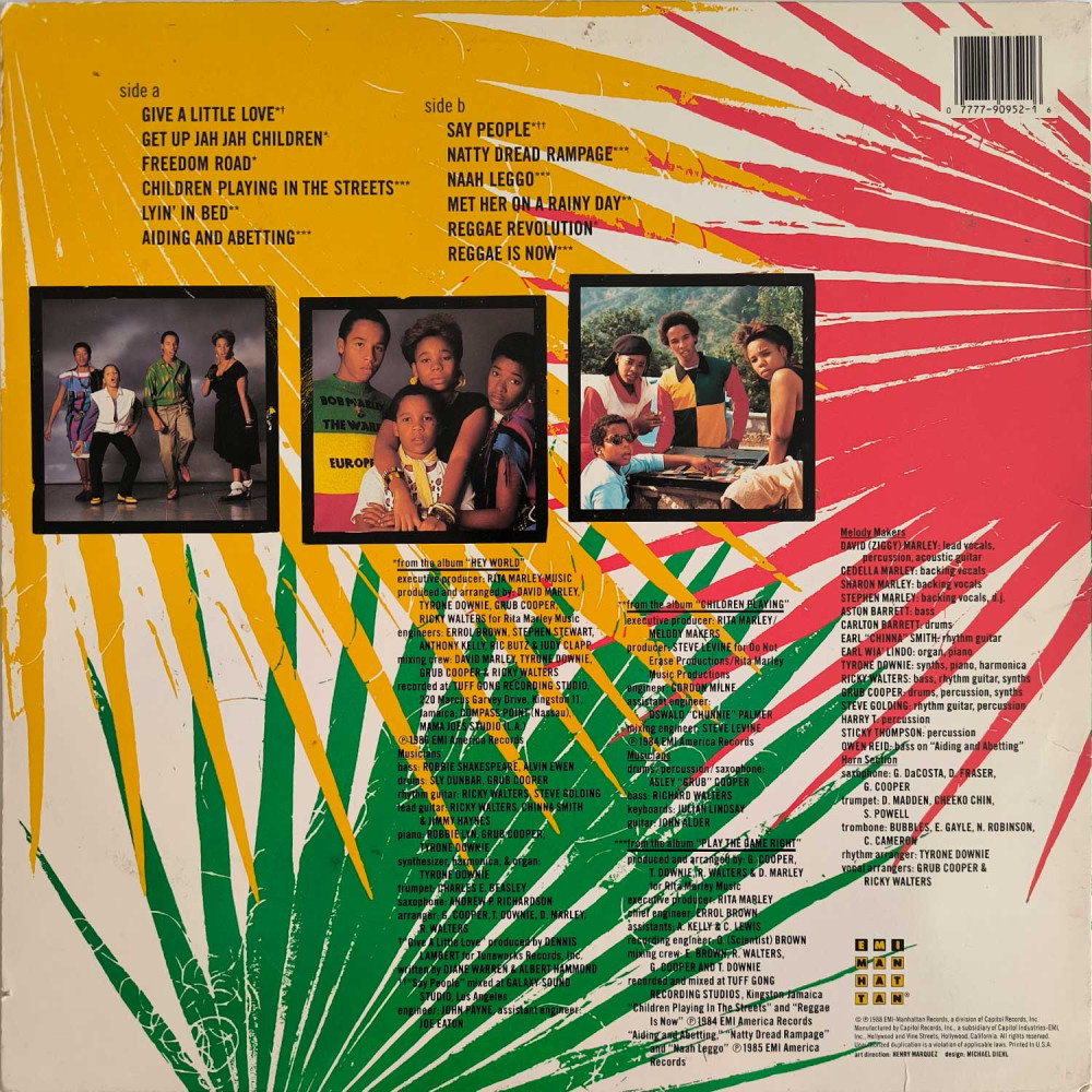 Ziggy Marley And The Melody Makers - Time Has Come... - The Best Of Ziggy Marley And The Melody Makers (LP)