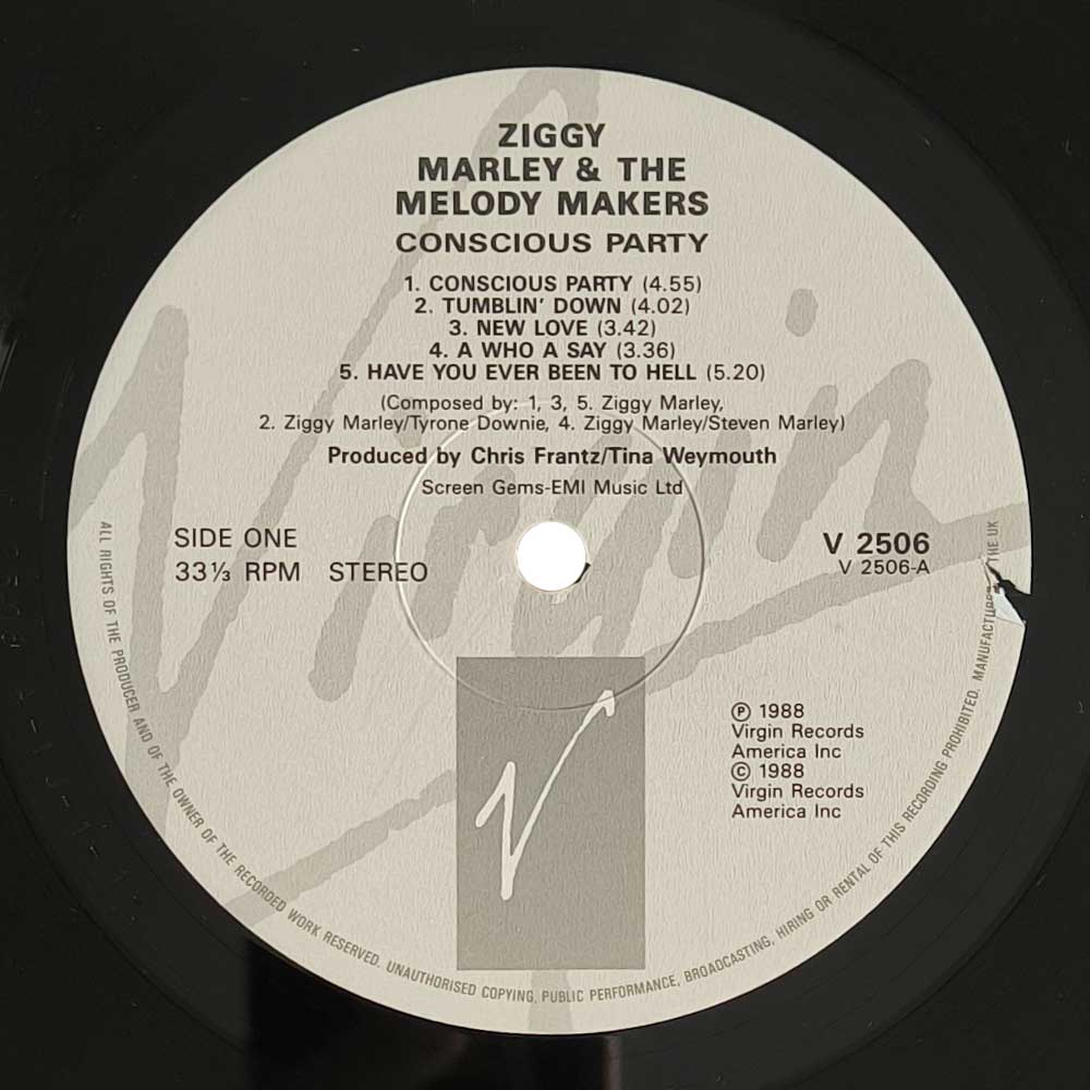 Ziggy Marley And The Melody Makers - Conscious Party (LP)