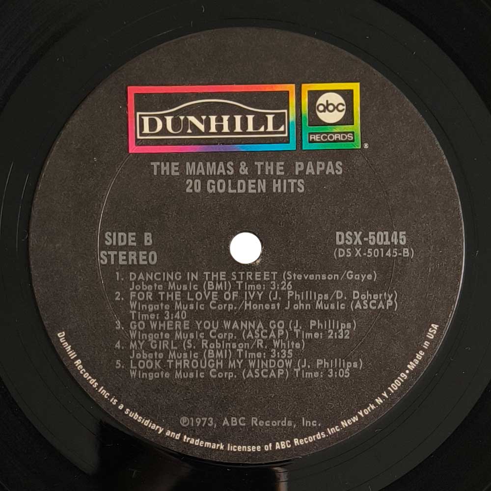 The Mamas & The Papas - 20 Golden Hits (2 LP)
