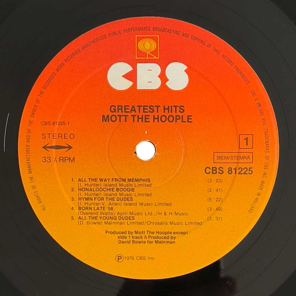 Mott The Hoople - Greatest Hits (LP)