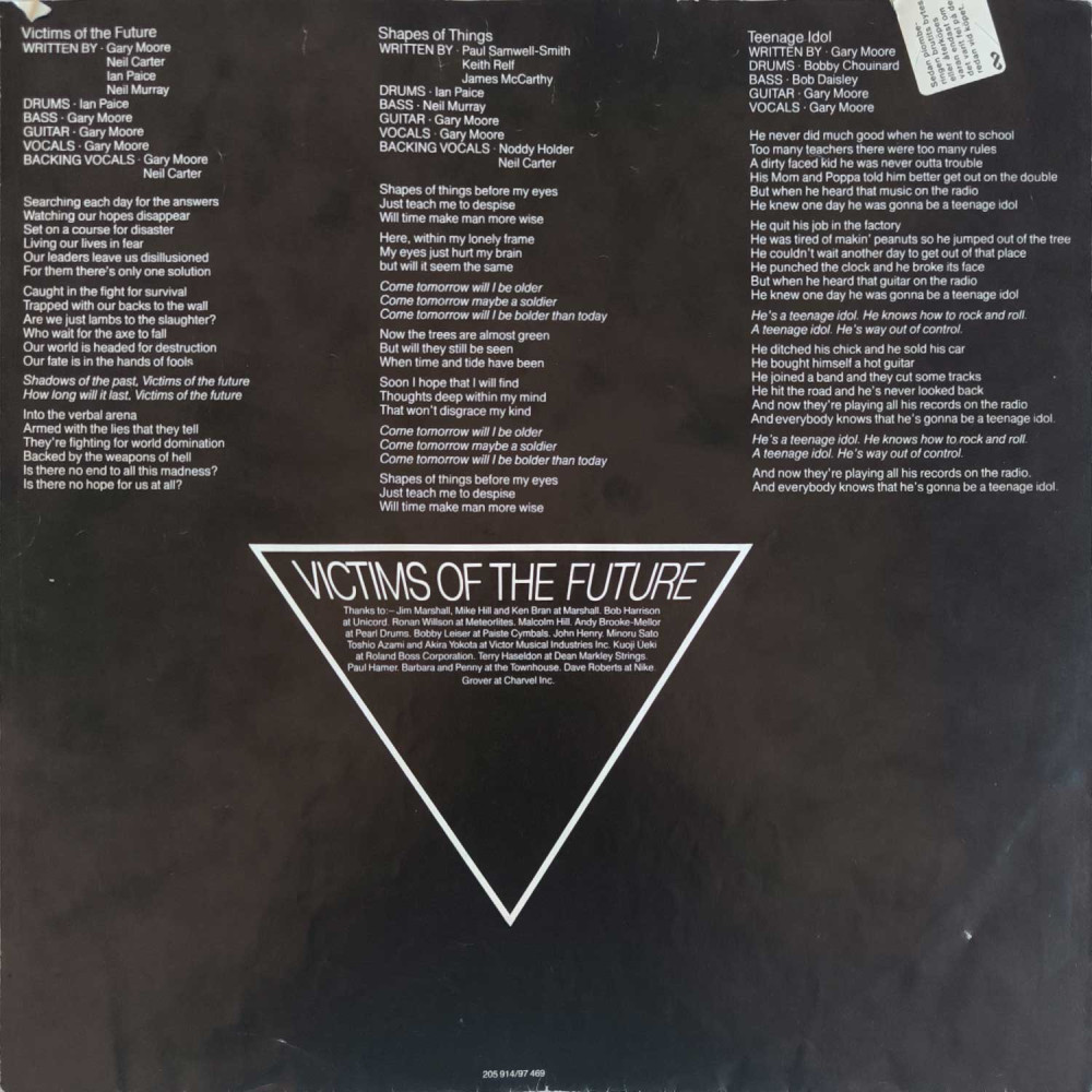 Gary Moore - Victims Of The Future (LP)