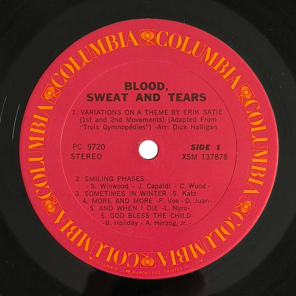 Blood, Sweat And Tears - Blood, Sweat And Tears (LP)
