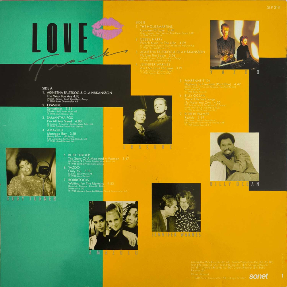 Various – Love Tracks (LP)