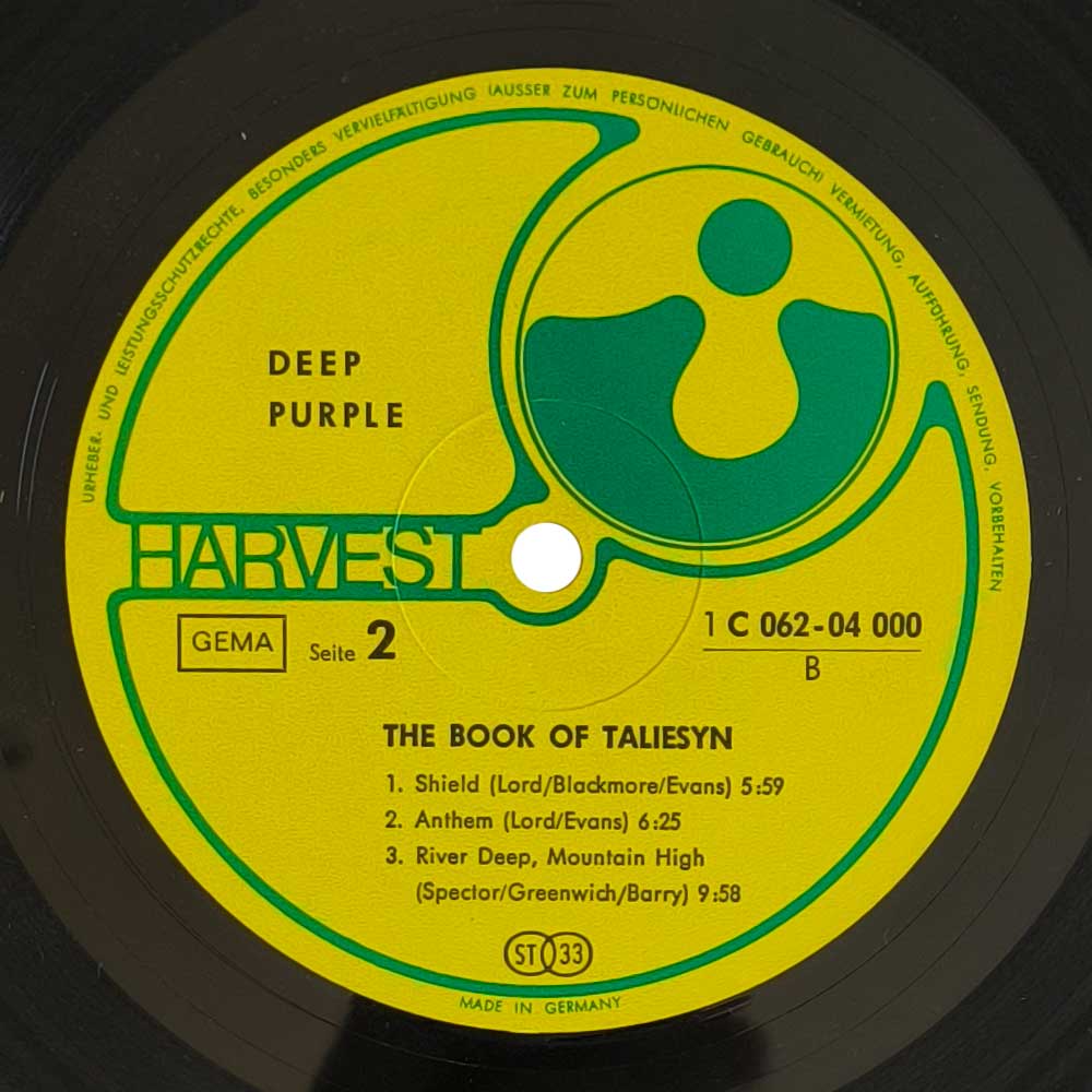 Deep Purple – The Book Of Taliesyn (LP)