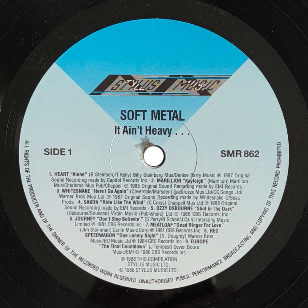 Various - Soft Metal - It Ain't Heavy... (LP)
