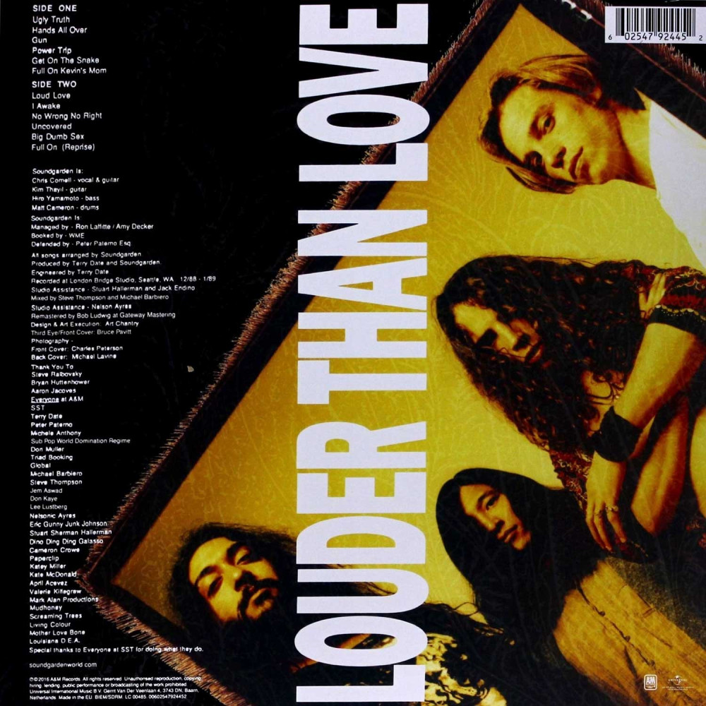 Soundgarden – Louder Than Love (LP)