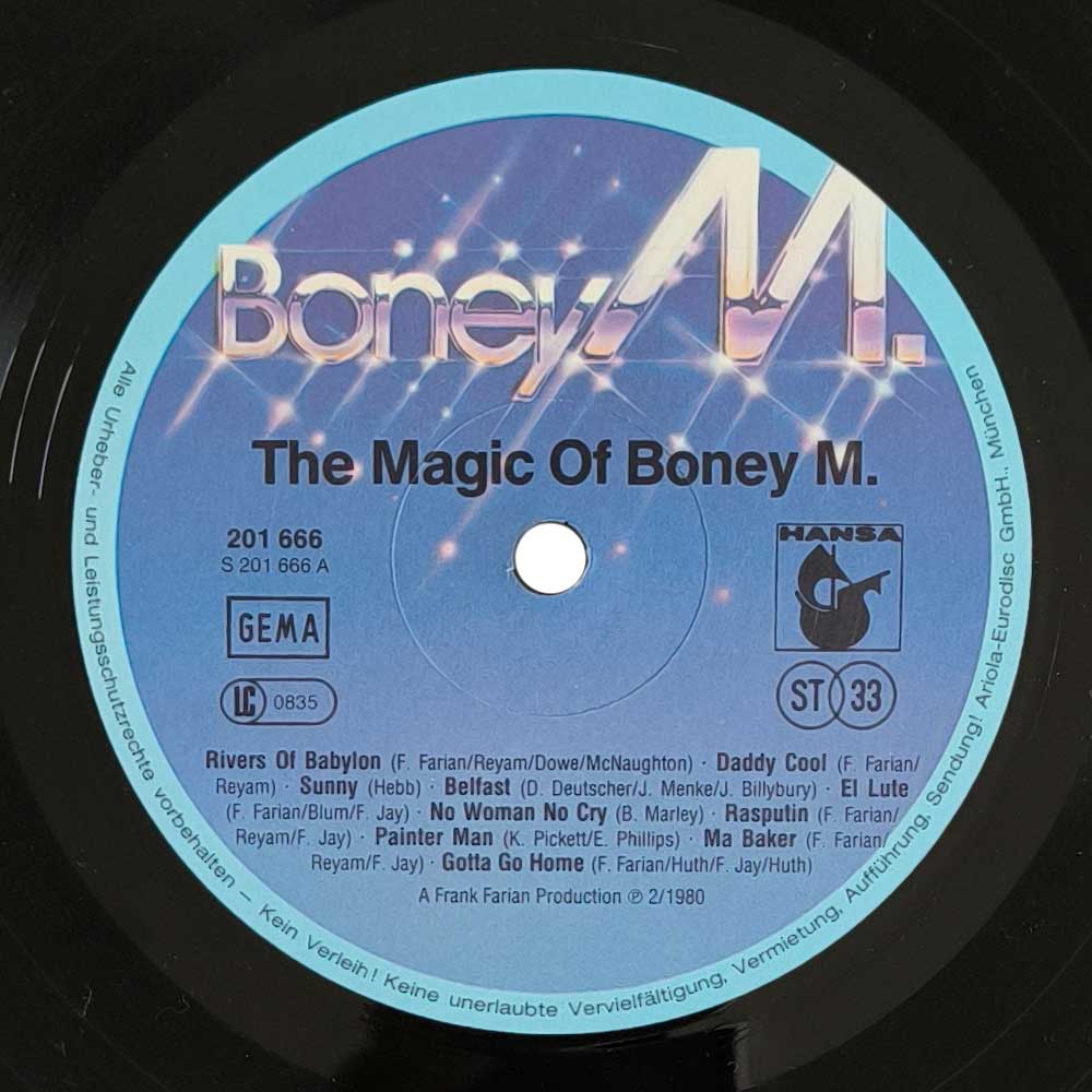 Boney M. - The Magic Of Boney M. - 20 Golden Hits (LP)