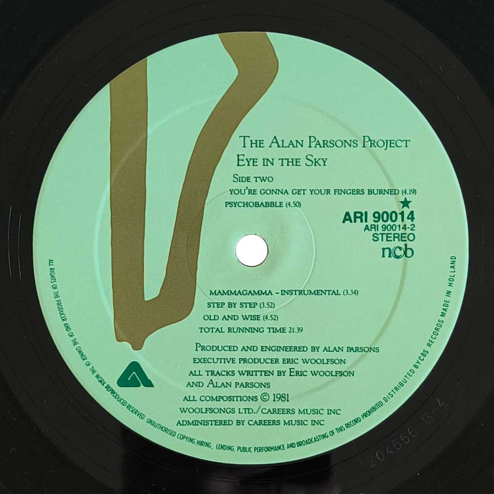 The Alan Parsons Project ‎– Eye In The Sky (LP)