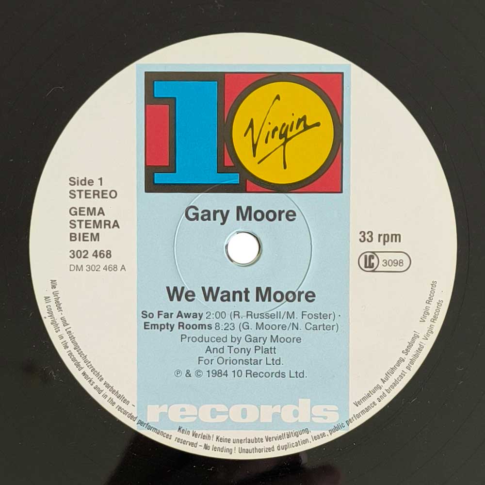 Gary Moore – We Want Moore! (2 LP)