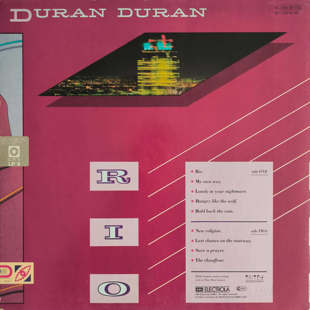 Duran Duran ‎– Rio (LP)