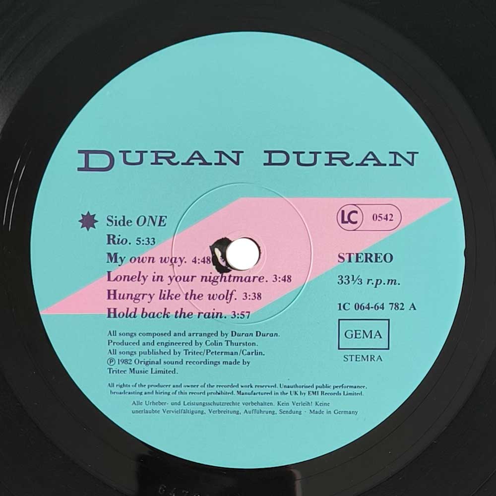 Duran Duran ‎– Rio (LP)
