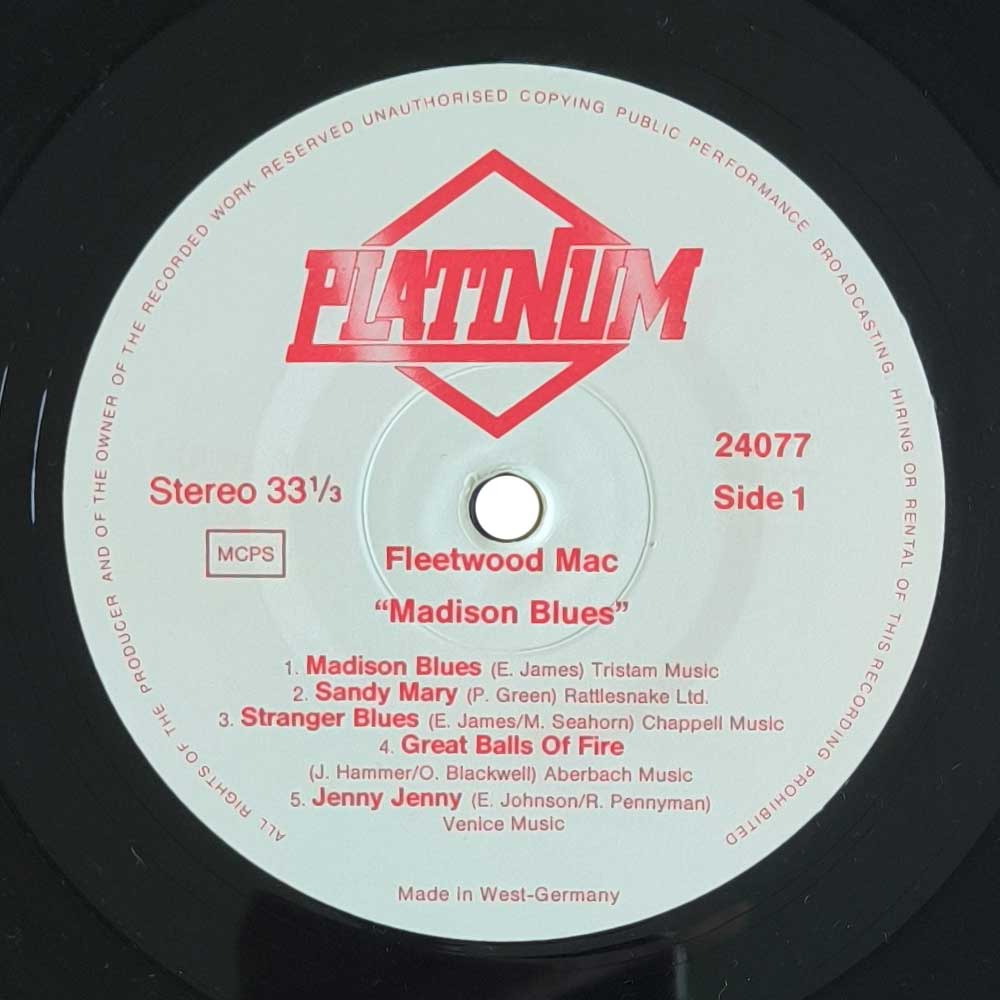 Fleetwood Mac - Madison Blues (LP)