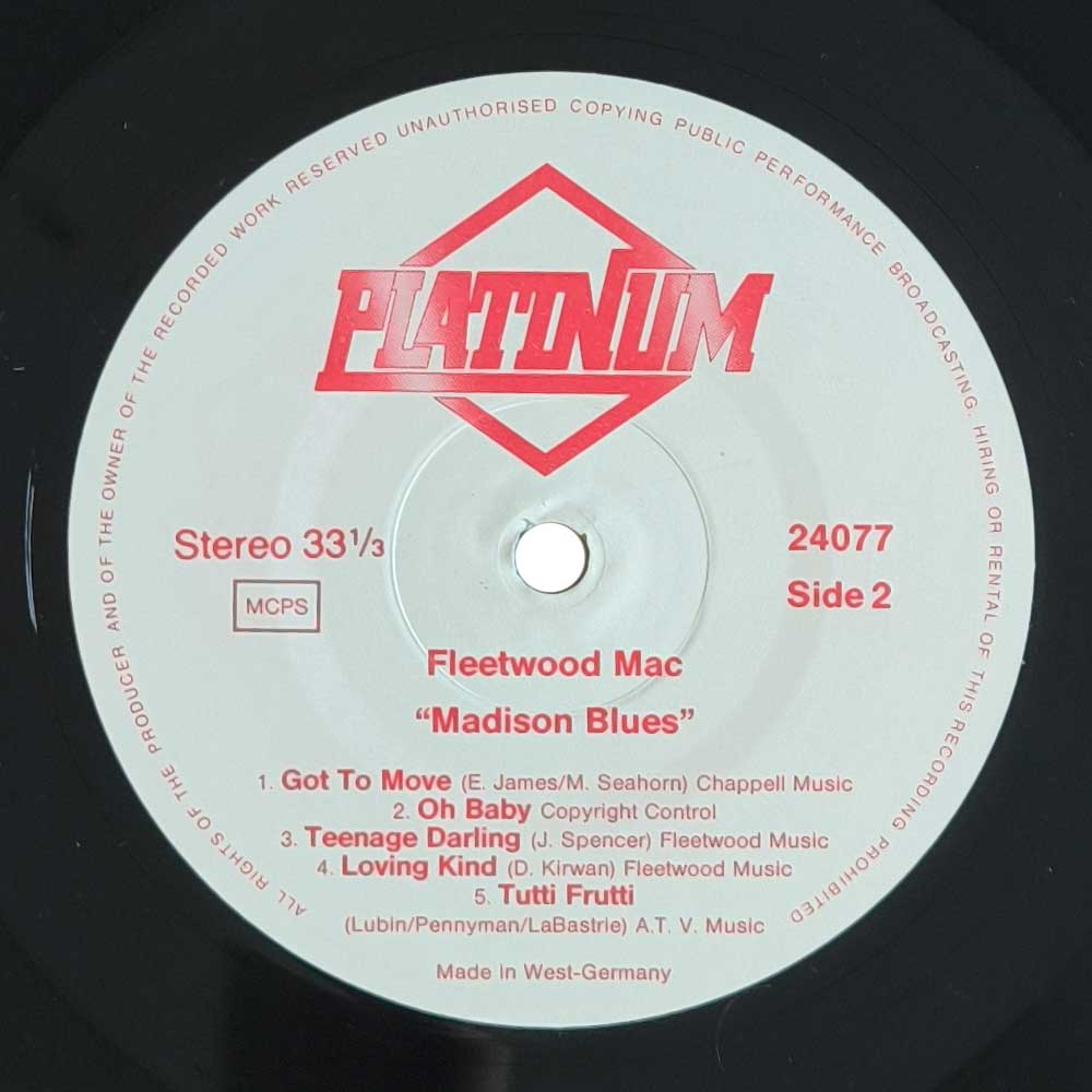 Fleetwood Mac - Madison Blues (LP)