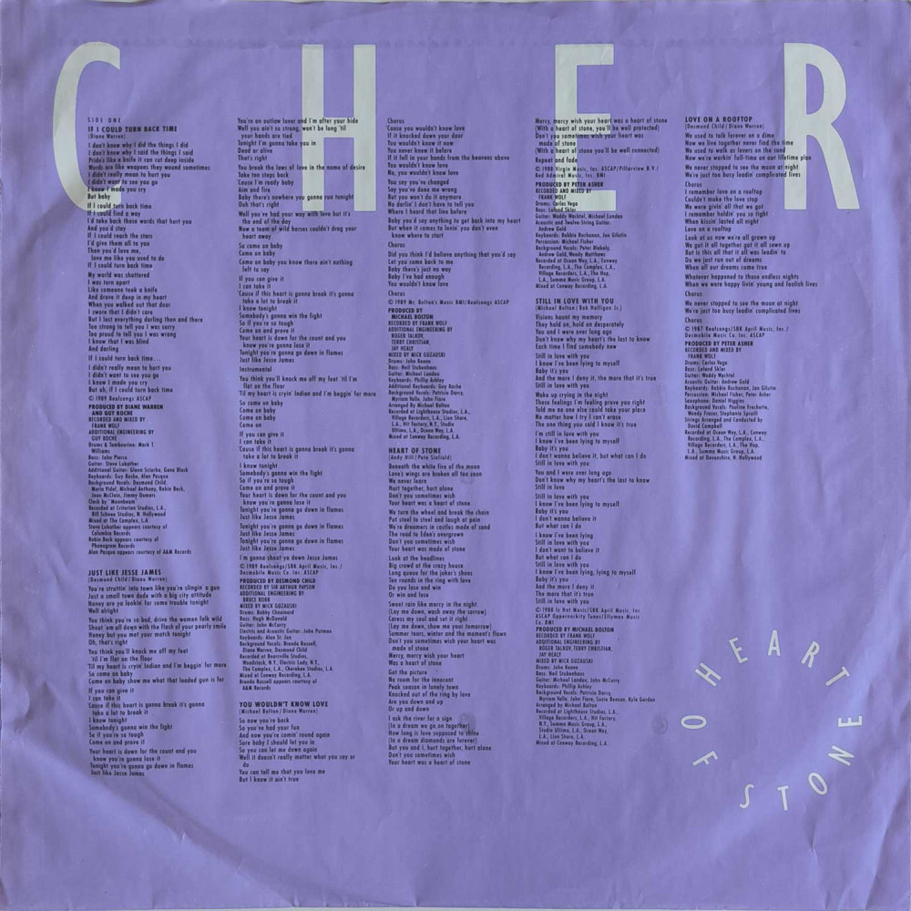 Cher - Heart Of Stone (LP)