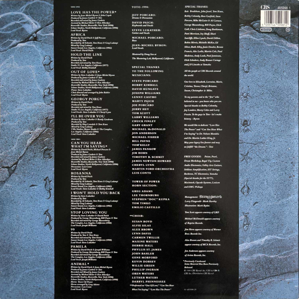 Toto - Past To Present 1977 - 1990 (LP)