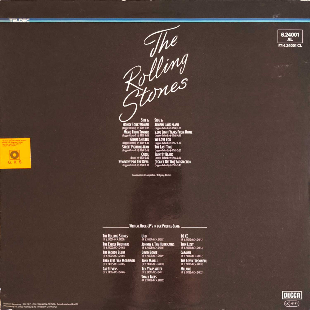 The Rolling Stones - Profile (LP)