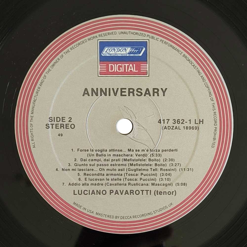 Pavarotti - Anniversary (LP)