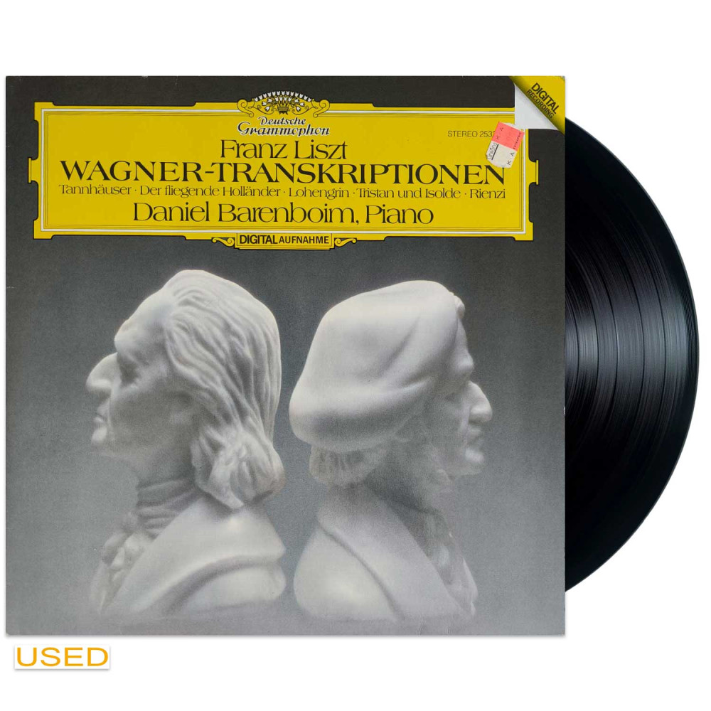 Franz Liszt, Wagner, Daniel Barenboim - Wagner-Transkriptionen (LP)