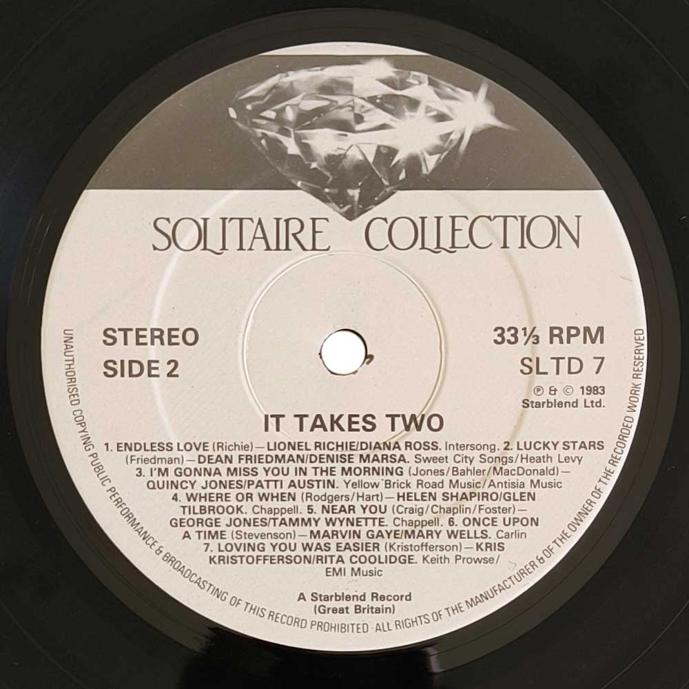 Various–It Takes Two 28 Songs Of Love For Two (2 LP)