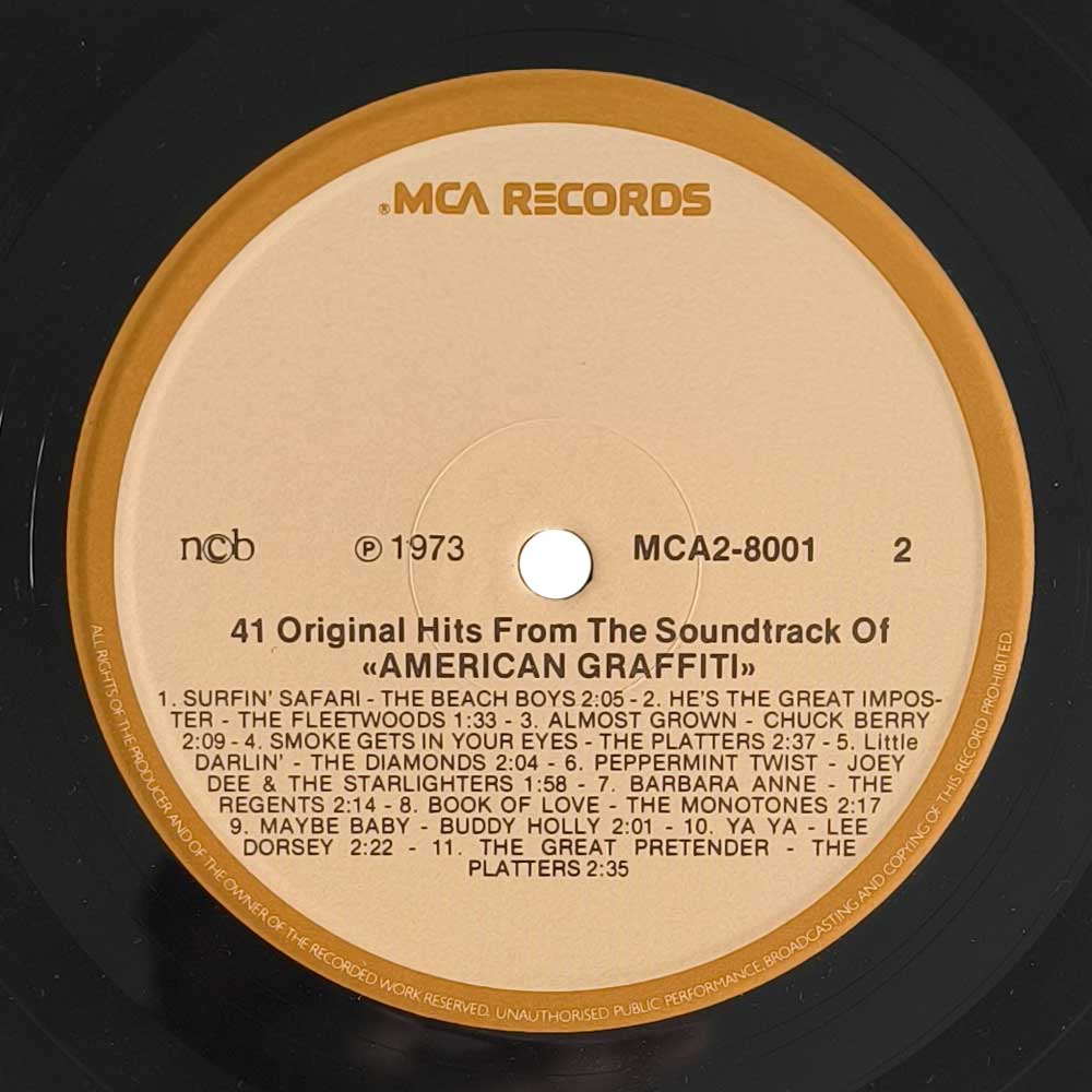 Various–41 Original Hits From The Sound Track Of American Graffiti (2LP)