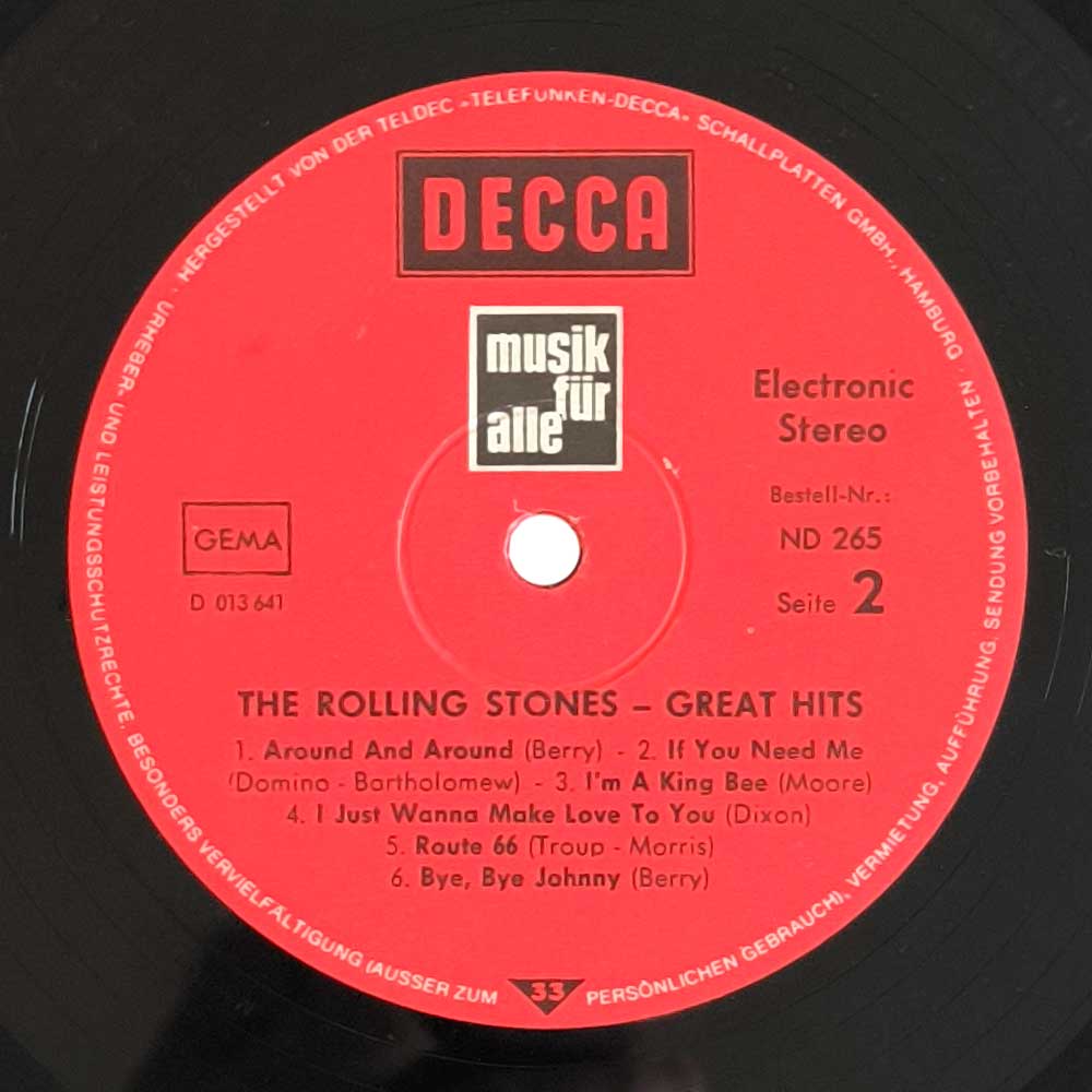 The Rolling Stones – Great Hits (LP)