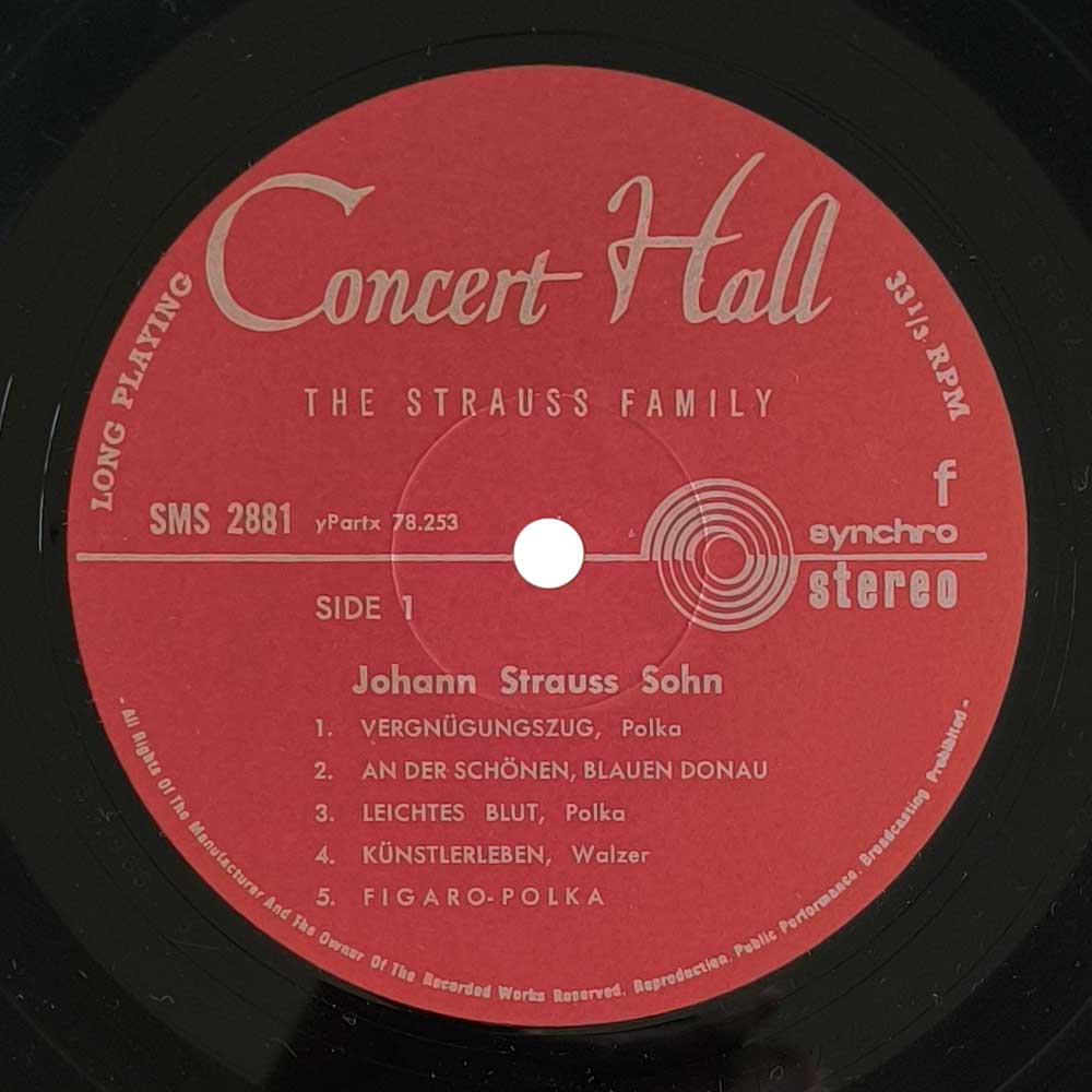 Johann Strauss Jr., Johann Strauss Sr., Josef Strauß, Eduard Strauß – The Strauss Family (6 LP)