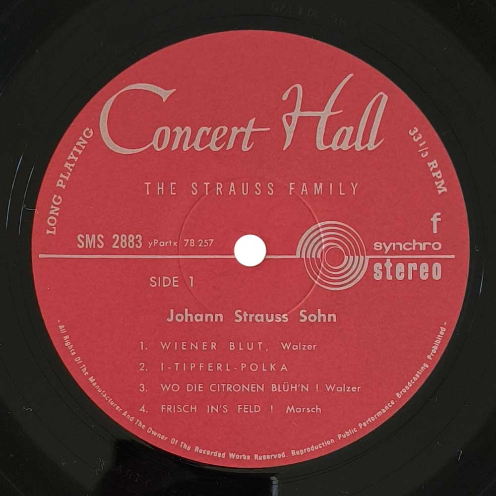 Johann Strauss Jr., Johann Strauss Sr., Josef Strauß, Eduard Strauß – The Strauss Family (6 LP)