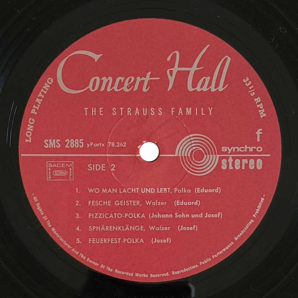 Johann Strauss Jr., Johann Strauss Sr., Josef Strauß, Eduard Strauß – The Strauss Family (6 LP)