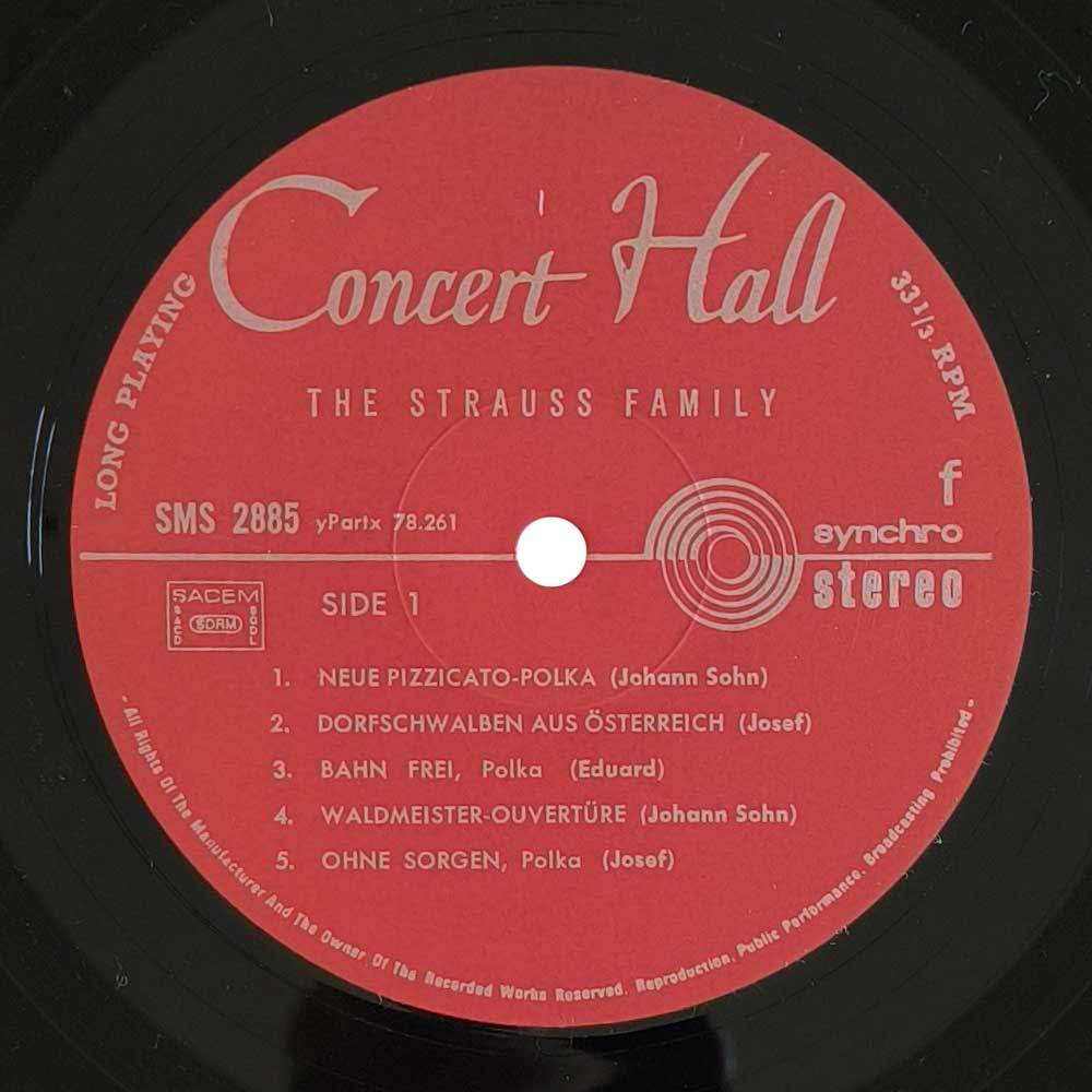 Johann Strauss Jr., Johann Strauss Sr., Josef Strauß, Eduard Strauß – The Strauss Family (6 LP)