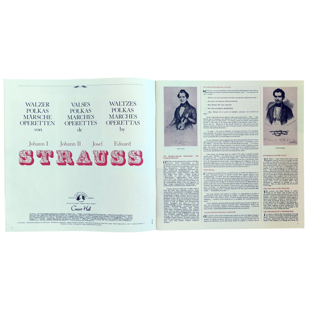 Johann Strauss Jr., Johann Strauss Sr., Josef Strauß, Eduard Strauß – The Strauss Family (6 LP)