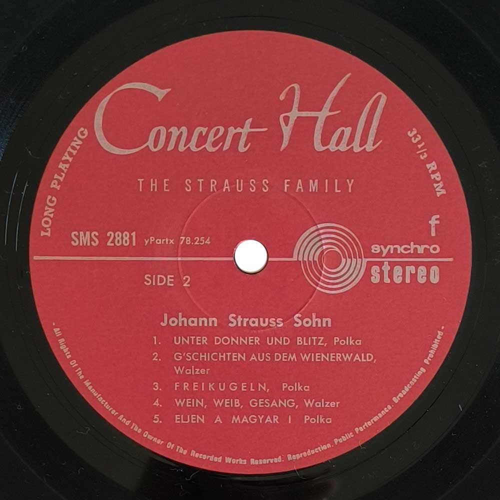 Johann Strauss Jr., Johann Strauss Sr., Josef Strauß, Eduard Strauß – The Strauss Family (6 LP)
