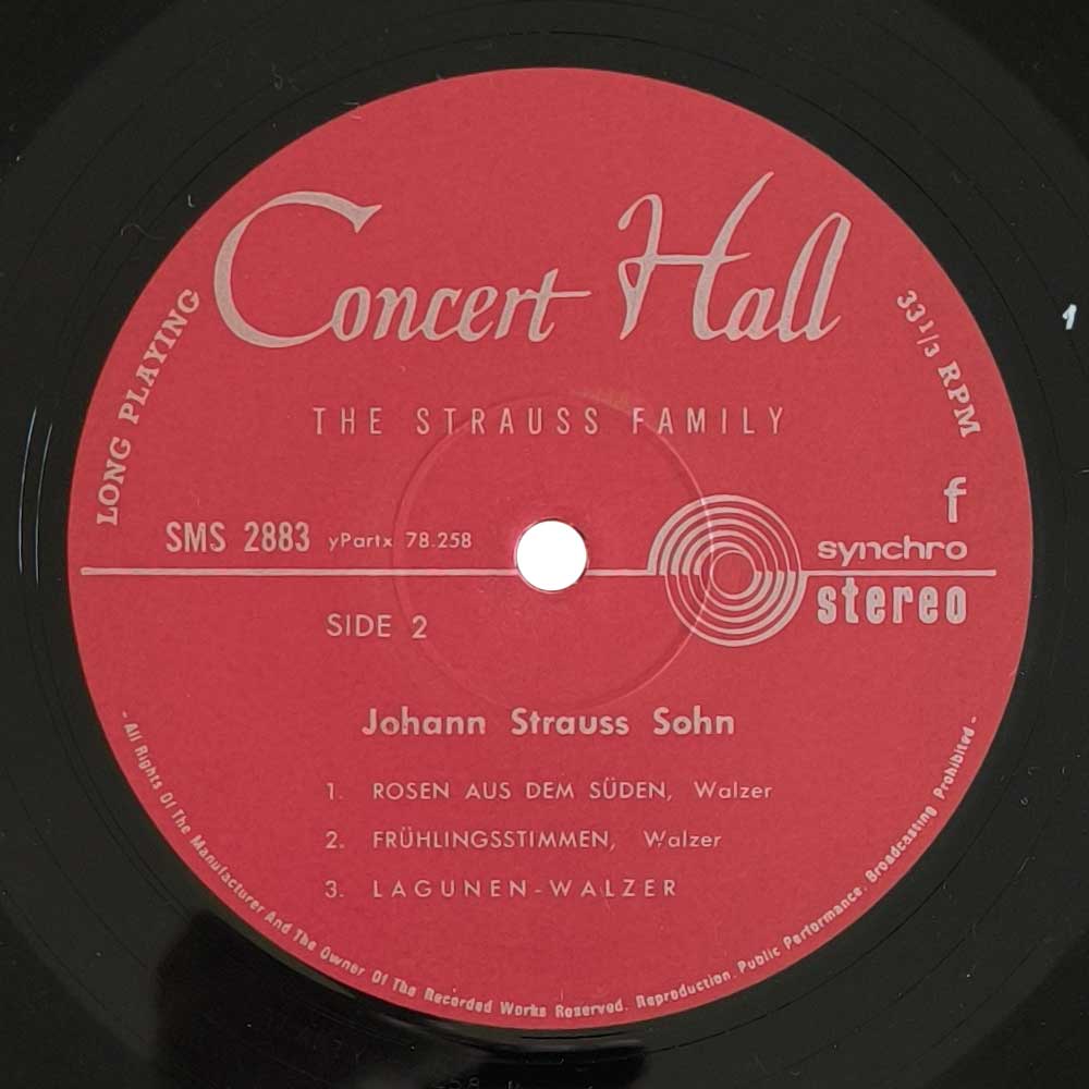 Johann Strauss Jr., Johann Strauss Sr., Josef Strauß, Eduard Strauß – The Strauss Family (6 LP)