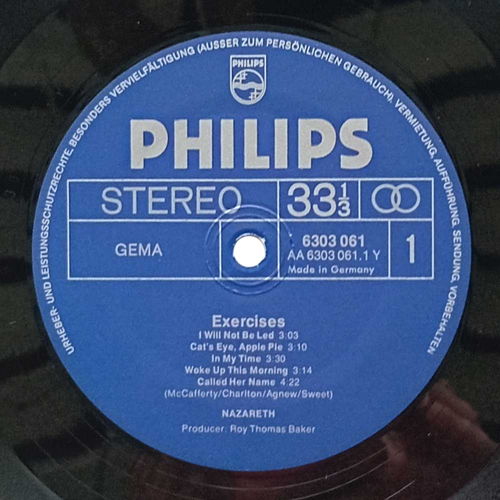 Nazareth  – Exercises (L P)