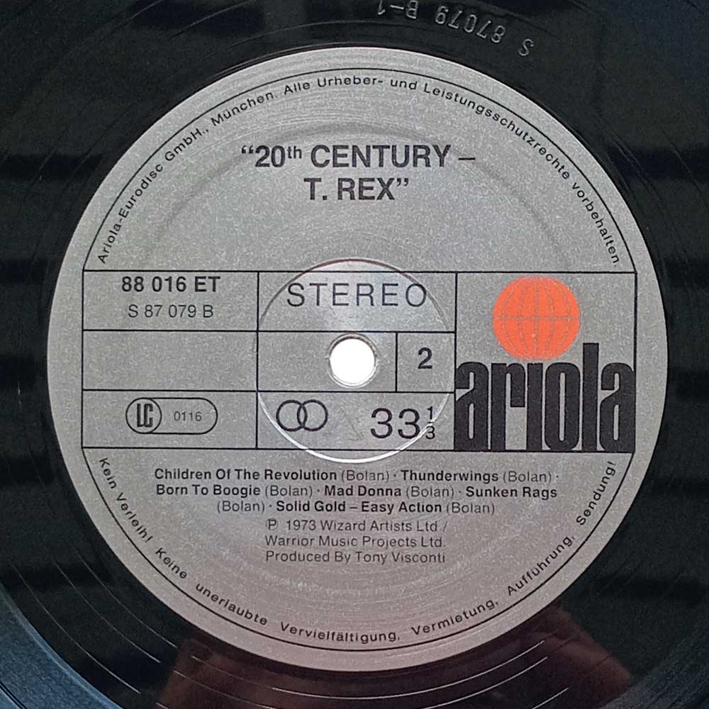 T. Rex – 20th Century (LP)
