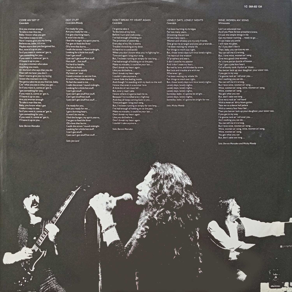 Whitesnake – Come An' Get It (LP)