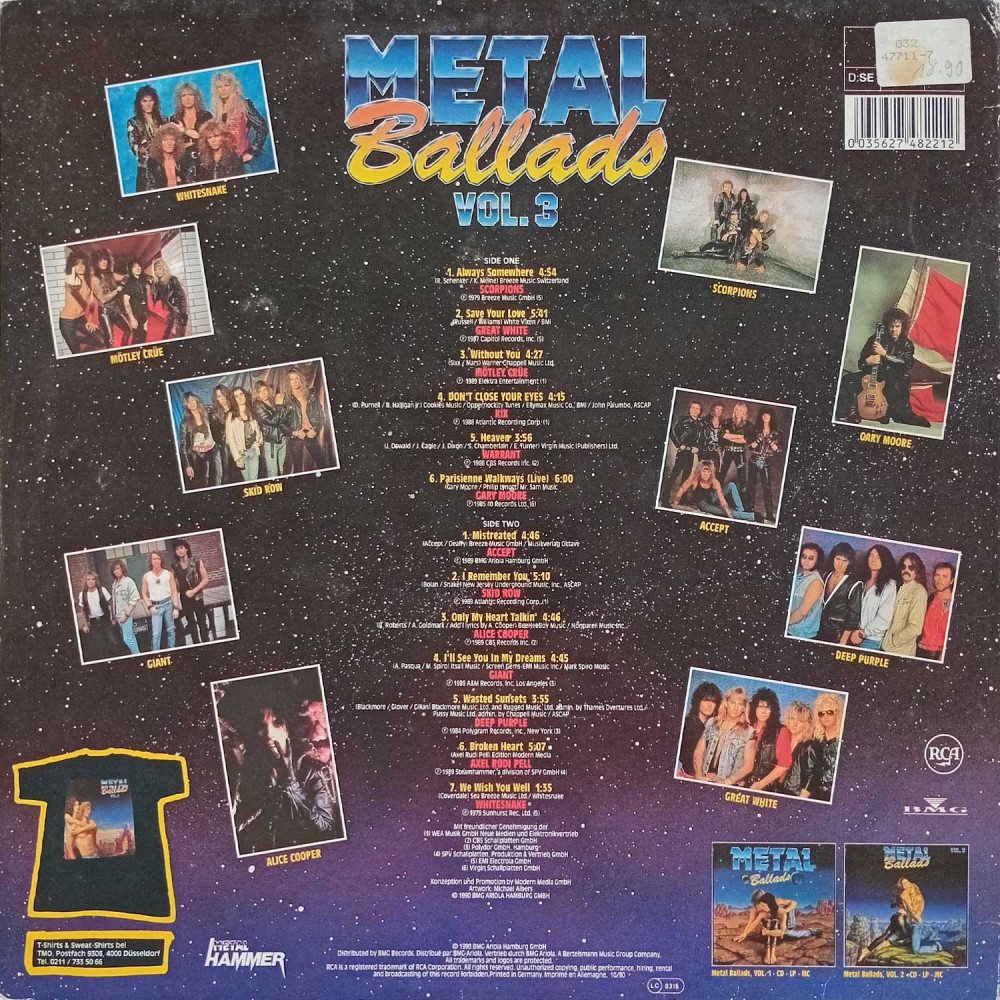 Various – Metal Ballads Vol. 3 (LP)
