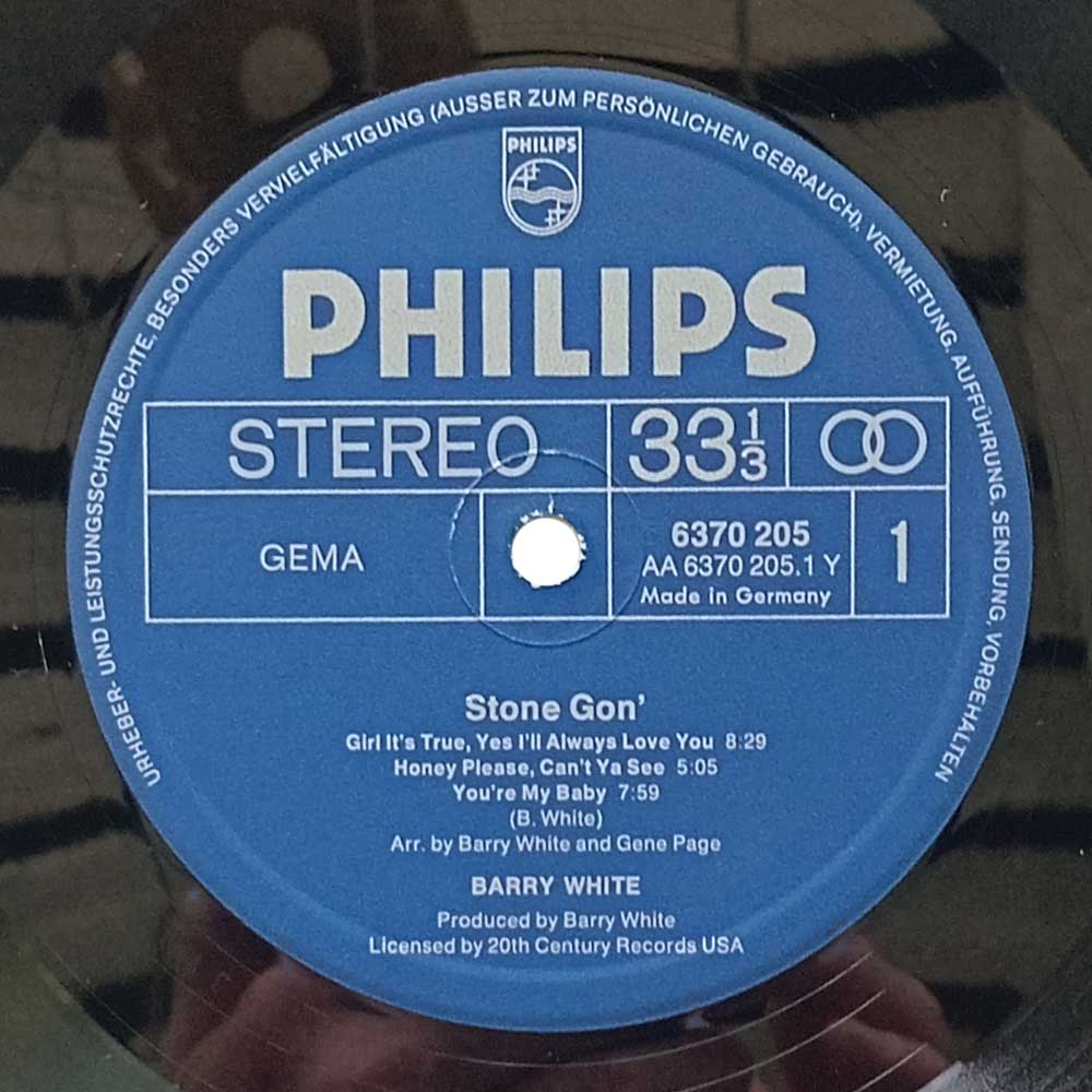 Barry White – Stone Gon' (LP)