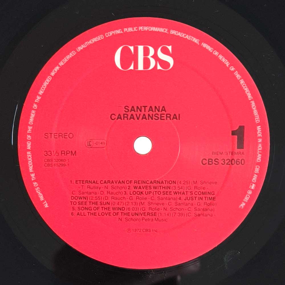 Santana – Caravanserai (LP)
