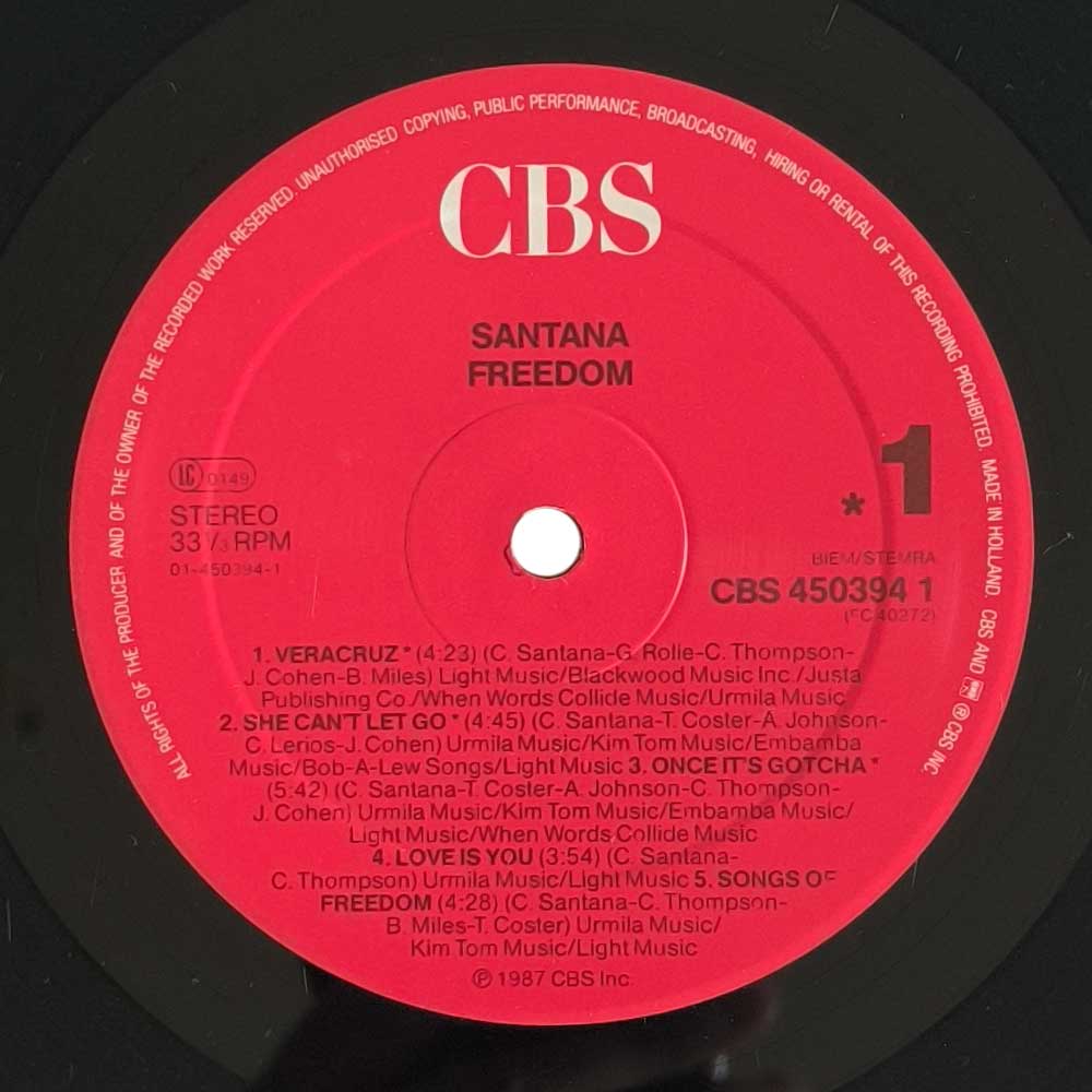 Santana - Freedom (LP)