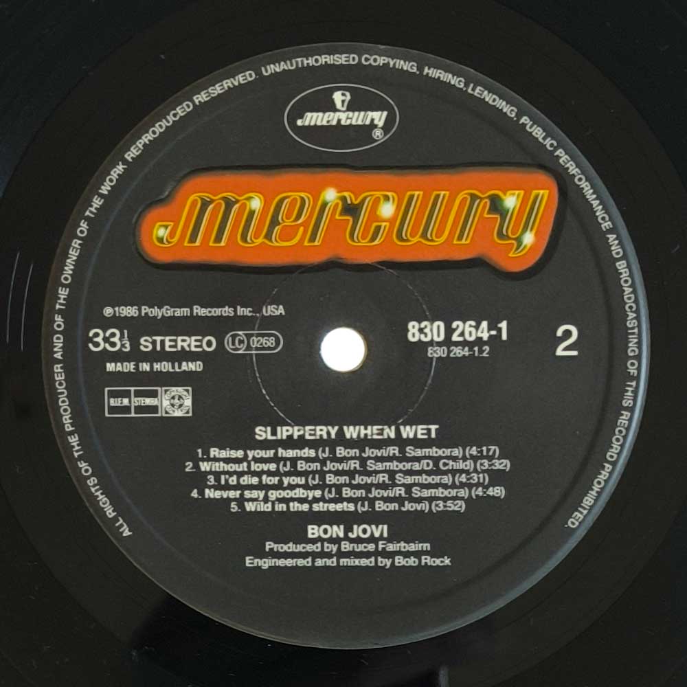 Bon Jovi - Slippery When Wet (LP)