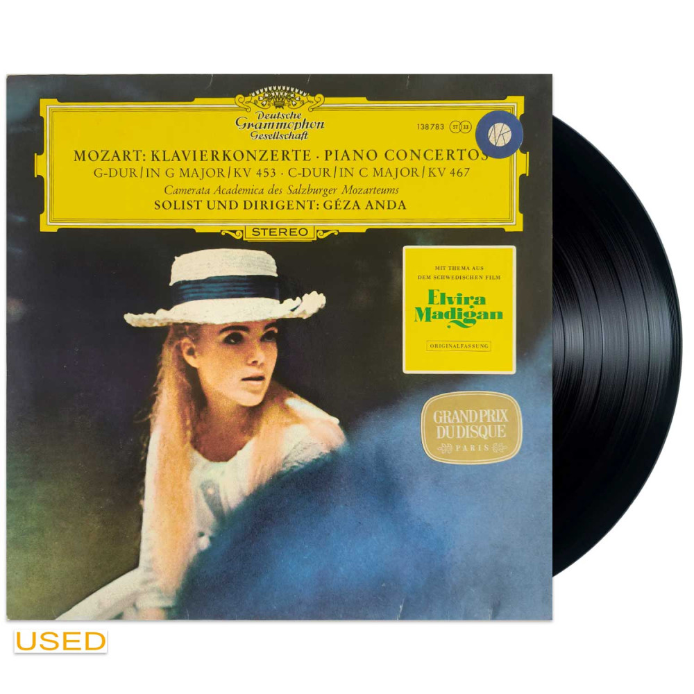 Mozart / Camerata Academica Of The Salzburger Mozarteum , Soloist And Conductor Géza Anda ‎– Piano Concertos No. 17, G Major, KV 453, No. 21, C Major, KV 467 (LP)