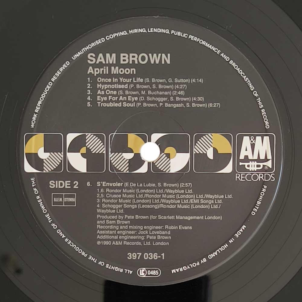 Sam Brown - April Moon (LP)
