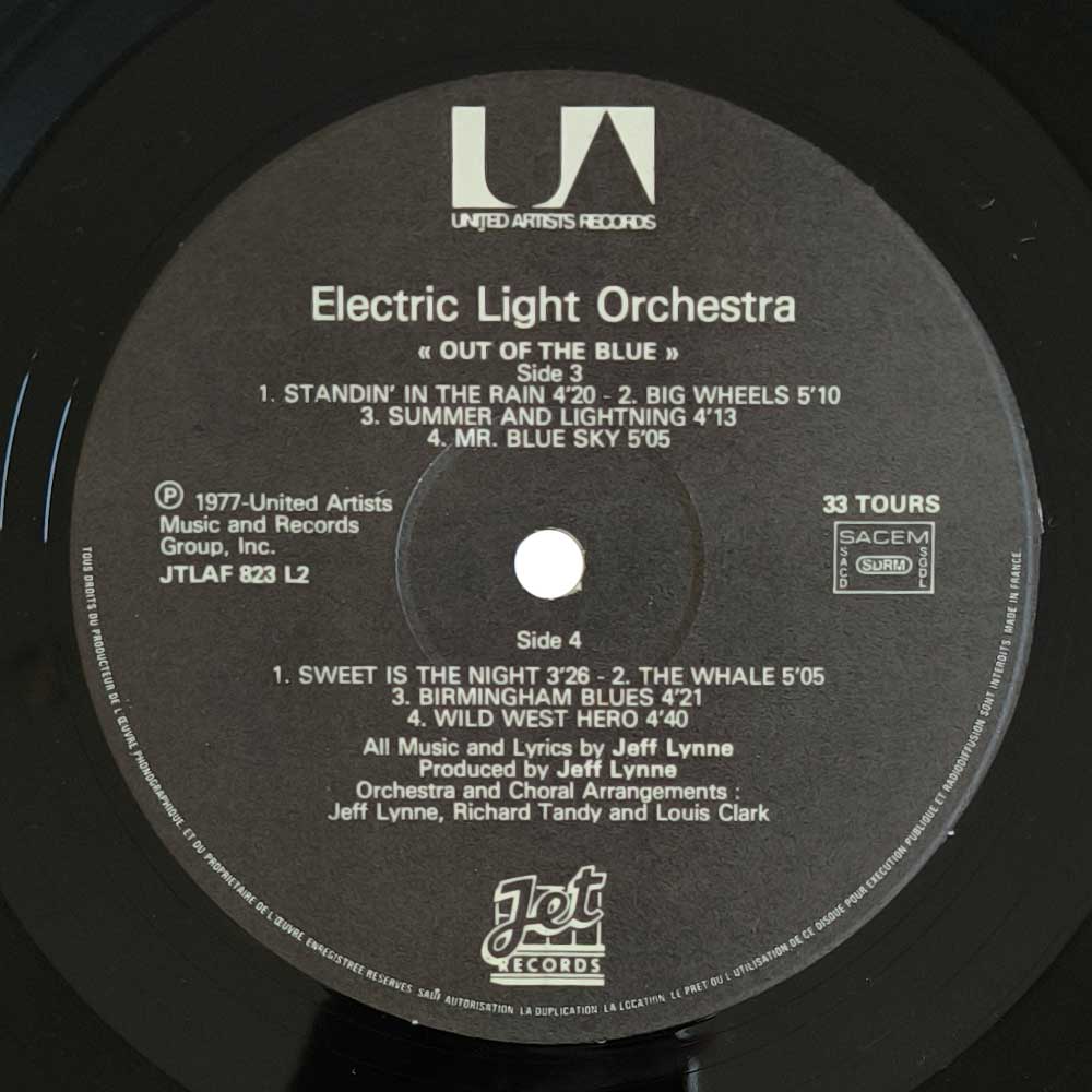 Electric Light Orchestra – Out Of The Blue (2 LP)