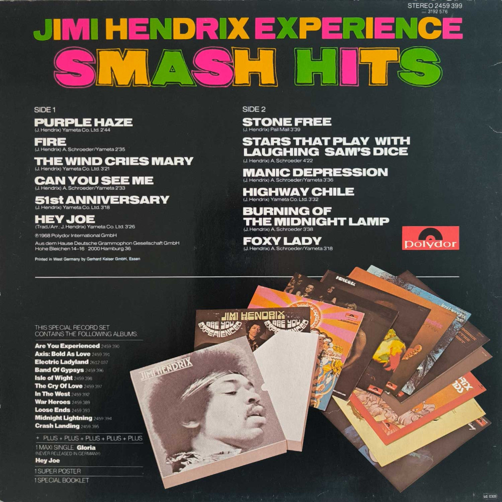 Jimi Hendrix Experience – Smash Hits (LP)