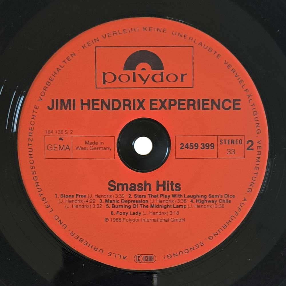 Jimi Hendrix Experience – Smash Hits (LP)
