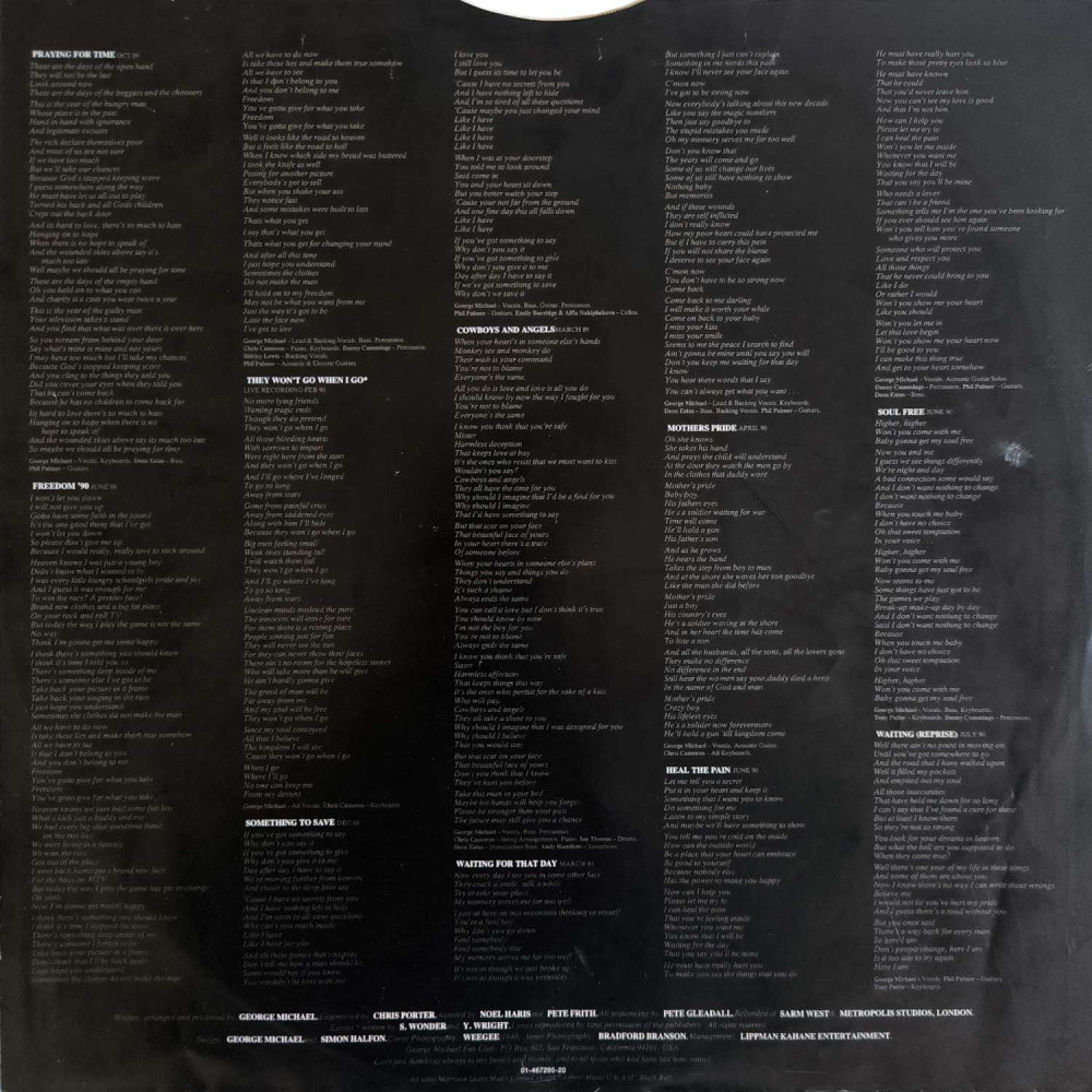 George Michael - Listen Without Prejudice Vol. 1 (L P)
